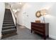 Hallway with stairs and classic wooden furniture at 1260 Monroe Ne Dr, Atlanta, GA 30306