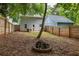 Fenced backyard with a fire pit and grill, perfect for outdoor entertaining at 1296 Plaza Sw Ave, Atlanta, GA 30310
