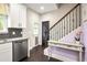 Modern kitchen with stainless steel appliances and granite counters at 1296 Plaza Sw Ave, Atlanta, GA 30310