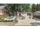 Backyard features a pool, patio, and lush landscaping, perfect for entertaining at 1423 Briarcliff Ne Rd, Atlanta, GA 30306