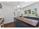Modern kitchen featuring custom island with wood countertop, and stainless steel appliances at 1423 Briarcliff Ne Rd, Atlanta, GA 30306