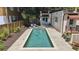 Backyard with inground pool and lounge seating at 1423 Briarcliff Ne Rd, Atlanta, GA 30306