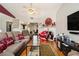 Bright living room featuring a decorative fireplace, plush seating, and plenty of space for entertaining at 3372 Springside Rdg, Decatur, GA 30034