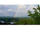Beautiful scenery with rainbow over the landscape at 49 Waterside Se Dr, Cartersville, GA 30121