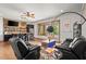 Comfortable living room with bar area, offering a great space for relaxation and entertainment at 49 Waterside Se Dr, Cartersville, GA 30121