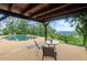 Relaxing outdoor patio with pool offering a serene view of nature at 49 Waterside Se Dr, Cartersville, GA 30121