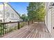 Spacious wooden deck perfect for outdoor gatherings and enjoying the surrounding scenery at 2165 Parkview Nw Run, Atlanta, GA 30318