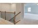 Hallway leading into the bedroom with carpeting at 210 Tulip Dr, Covington, GA 30016