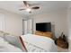 Bedroom with a ceiling fan, television, and a neutral color scheme at 269 Terrydale Se Dr, Marietta, GA 30067