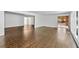 Expansive living room featuring hardwood floors and multiple entryways, designed for versatile living at 2917 Rockingham Nw Dr, Atlanta, GA 30327