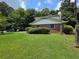 Well-maintained backyard with a mix of grass and greenery, offering privacy and a peaceful atmosphere at 3400 Elm Creek Nw Dr, Marietta, GA 30064