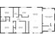 Second floor plan highlighting the layout of bedrooms, kitchen, and dining area at 4023 Anvil Block Rd, Ellenwood, GA 30294