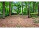 Spacious backyard with mature trees and natural surroundings, offering privacy and tranquility at 1209 Colony Cir, Marietta, GA 30068
