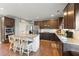 Spacious kitchen with stainless appliances, granite countertops, island with barstool seating at 110 Ashbury Circle Cir, Dallas, GA 30157