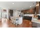 Kitchen featuring stainless appliances, granite countertops and an island with barstool seating at 110 Ashbury Circle Cir, Dallas, GA 30157
