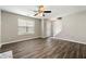 Open-concept living room with new flooring and natural light at 2479 Heatherton Ct, Dacula, GA 30019