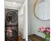 Convenient laundry room with stacked washer and dryer at 456 Pretty View Se Ln, Smyrna, GA 30082
