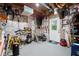 Well-equipped basement workshop with tools, equipment and storage at 6490 Ivey Hill Dr, Cumming, GA 30040