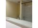 Bathroom featuring vanity and bath/shower combo at 6851 Roswell Rd # 15, Atlanta, GA 30328