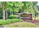 Community sign for Foxcroft Condominiums at 6851 Roswell Rd # 15, Atlanta, GA 30328