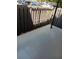 Private patio with concrete floor and stained wooden fence at 6851 Roswell Rd # 15, Atlanta, GA 30328