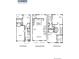 Detailed floor plan showcasing the layout of a three-story home at 1336 Lakota Pl, Atlanta, GA 30315