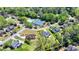 Aerial shot of home with community pool and tennis courts nearby at 1807 N Chestnut Grove Dr, Marietta, GA 30066