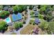 Overhead shot of home near community amenities including a pool and tennis courts at 1807 N Chestnut Grove Dr, Marietta, GA 30066