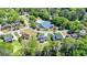 Overhead view of home in a neighborhood with community pool and tennis courts at 1807 N Chestnut Grove Dr, Marietta, GA 30066
