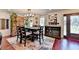 Inviting dining room with hardwood floors, decorative touches, and ample seating at 1807 N Chestnut Grove Dr, Marietta, GA 30066
