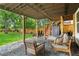 Covered patio with backyard view, perfect for relaxing and entertaining at 261 Ormond Se St, Atlanta, GA 30315