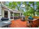 Spacious deck with outdoor cooking area and screened porch at 261 Ormond Se St, Atlanta, GA 30315