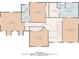 Second-floor floor plan featuring multiple bedrooms, bathrooms, and a walk-in closet for the primary bedroom at 1418 Mill Path Loop, Lawrenceville, GA 30045