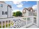 Balcony view overlooking beautiful home exteriors and neighborhood landscaping at 164 Blakemore Dr, Smyrna, GA 30080