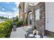 This exterior elevation has stone and outdoor seating at 164 Blakemore Dr, Smyrna, GA 30080