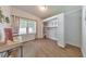 Home office space featuring a desk, storage, and natural light from a window at 222 Bishop Ne Dr, Marietta, GA 30060