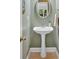 Bathroom featuring pedestal sink with gray walls and tile floors at 2263 Nottley Dr # 2, Marietta, GA 30066