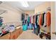 Spacious walk-in closet with ample shelving and hanging storage at 2263 Nottley Dr # 2, Marietta, GA 30066