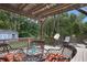 Outdoor deck area featuring a swing and seating, perfect for outdoor relaxation at 476 Concord Se Ln, Smyrna, GA 30082