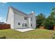 Home exterior featuring a spacious backyard, patio, and well-maintained lawn at 6298 Gothards Ln, Douglasville, GA 30134