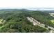 Aerial view of community surrounded by lush greenery and mountain backdrop at 88 Timber Ridge Dr, Cartersville, GA 30121