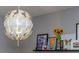 Contemporary dining area features a decorative light fixture and stylish decorations at 2479 Peachtree Ne Rd # 201, Atlanta, GA 30305
