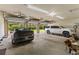 Spacious four car garage with multiple garage door bays offering access to outside at 639 Hall Station Rd, Kingston, GA 30145