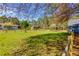Expansive backyard with lush green grass and partial fencing at 216 Hickory Way, Canton, GA 30115