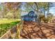 Charming home exterior with a spacious fenced backyard at 216 Hickory Way, Canton, GA 30115