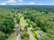 Beautiful aerial view of neighborhood with mature trees and well-maintained yards at 3123 Westbrook Trce, Lawrenceville, GA 30044