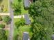 Aerial view of property highlighting mature trees and location at 3123 Westbrook Trce, Lawrenceville, GA 30044