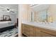 Bathroom with a large vanity and dual sinks at 3123 Westbrook Trce, Lawrenceville, GA 30044