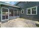 Cozy screened porch extends living to outside with outdoor dining table at 3123 Westbrook Trce, Lawrenceville, GA 30044