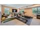 Large gym featuring modern fitness equipment and natural light from windows at 3314 Eagle Watch Dr, Woodstock, GA 30189